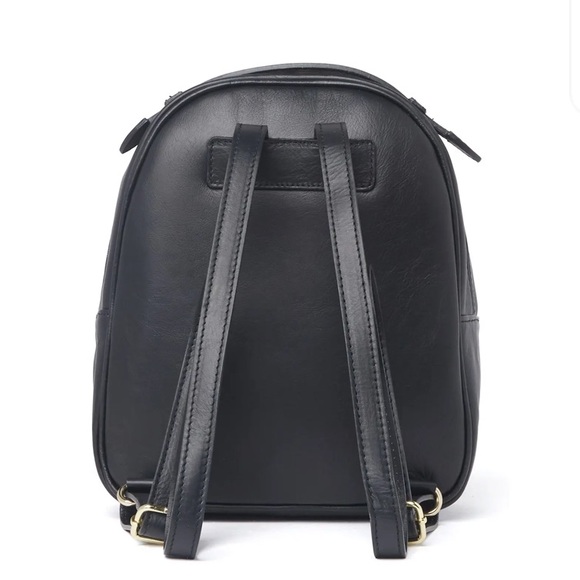 NWT CHRISTIAN LAURIER Quilted Leather Backpack main image 6